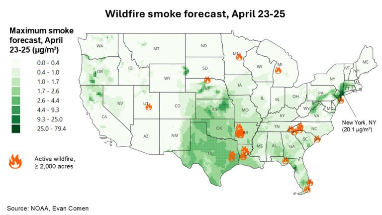 New Jersey Wildfire Is Spreading Hazardous Smoke to These Cities, Causing Breathing Issues