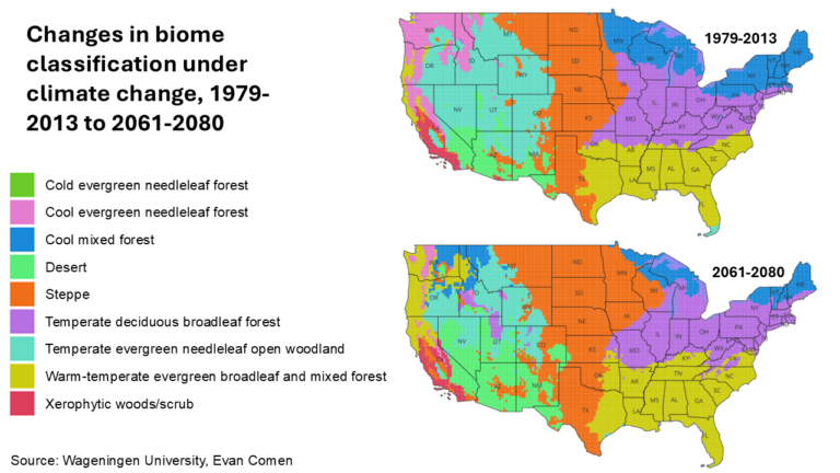 From Forest to Desert, These Are The Cities That Will Look Completely Different by 2080