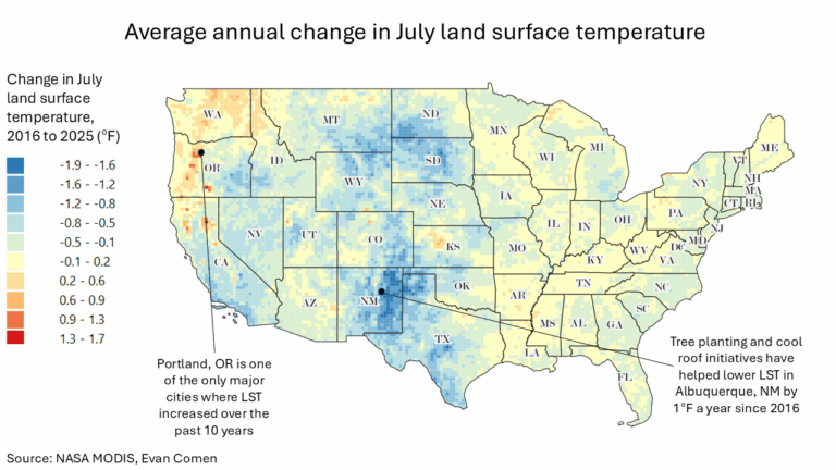 These 25 Cities Are Finding Ways to Lower Surface Temperature