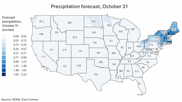 These Northeast Cities Are Due for a Rainy Halloween